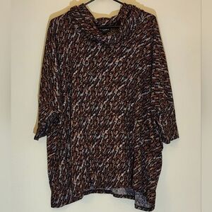 I.N. Studio Cowl neck short sleeve sweater 1x